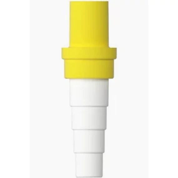 Kondenzvíz elvezetőcső toldó LÉPCSŐS 16mm (sárga)