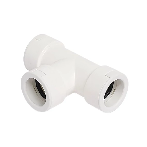 VECAMCO Kondenzvíz gégecső T-idom PVC 20mm (fehér)